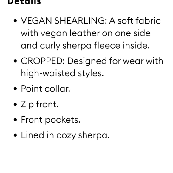 Gorgeous BR Vegan Shearling Jacket - Picture 7 of 7